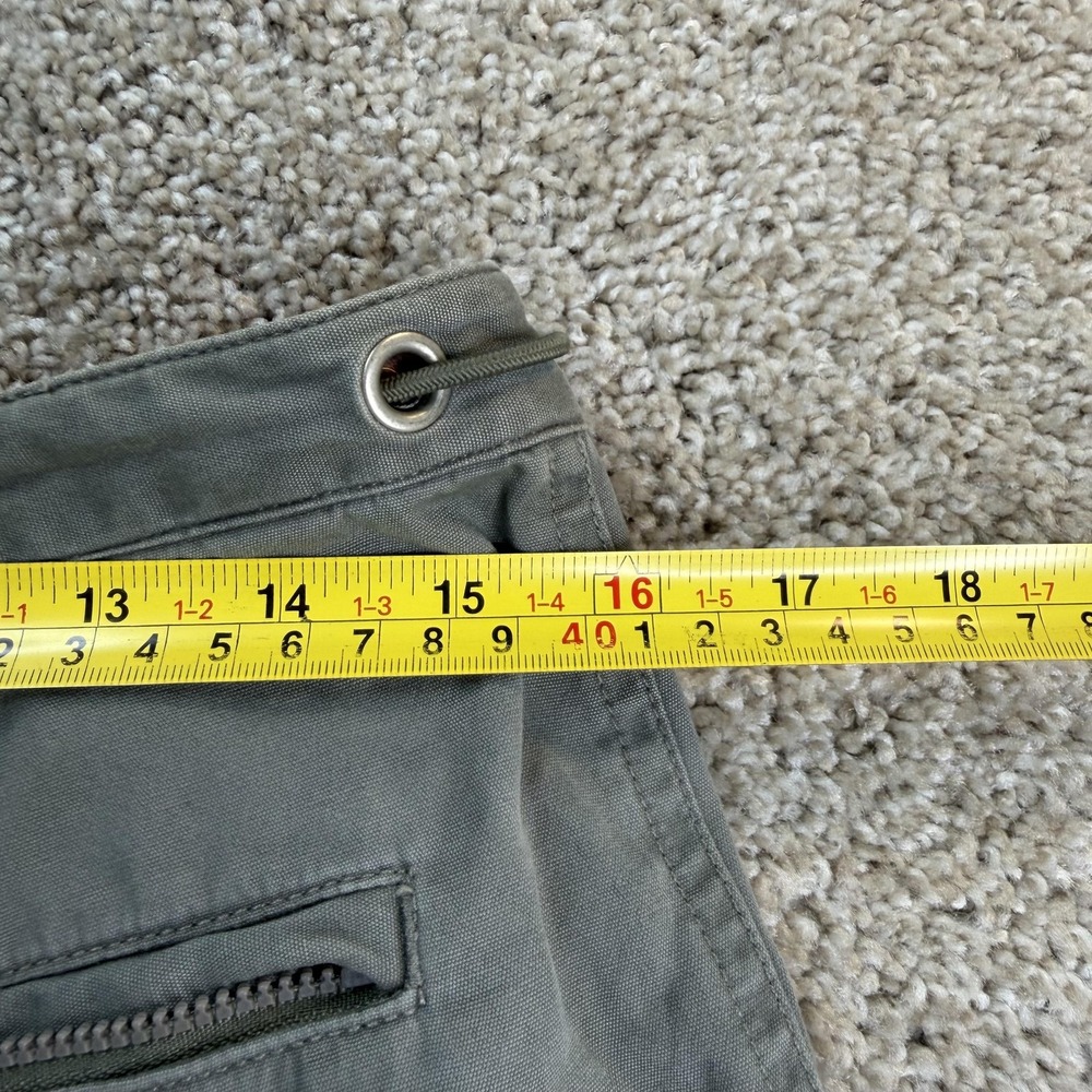 Y2K American Eagle Outfitters Cargo Pants Womens 6 Gray Relaxed Fit Straight Leg - Picture 4 of 10